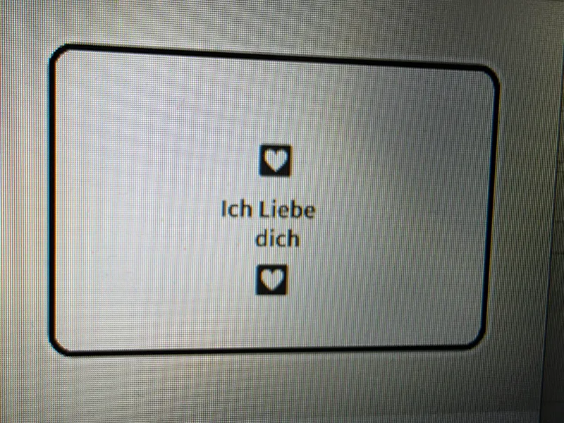 Ich liebe dich 