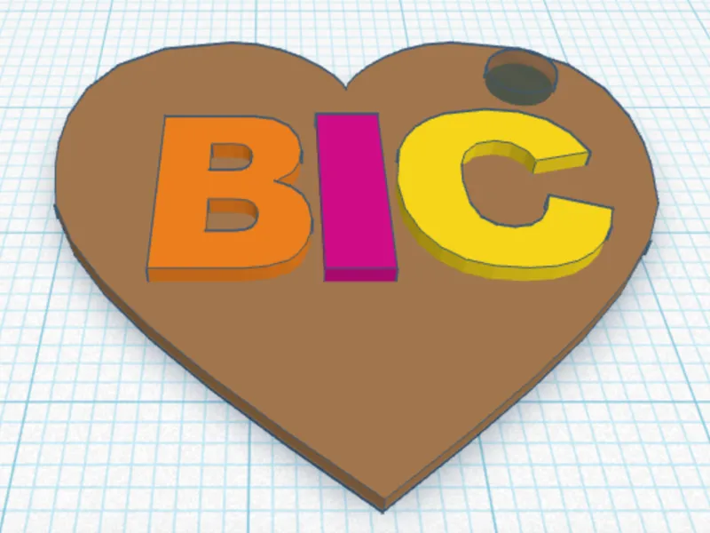 BIC keychain