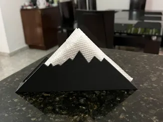 Snowy Peak Napkin Holder | 12, 17 & 20 cm