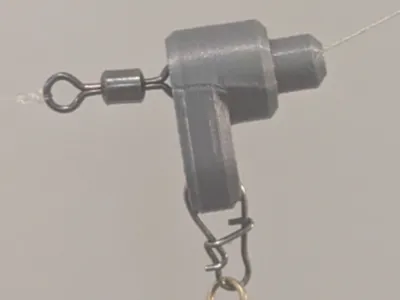 Sliding weight swivel catch