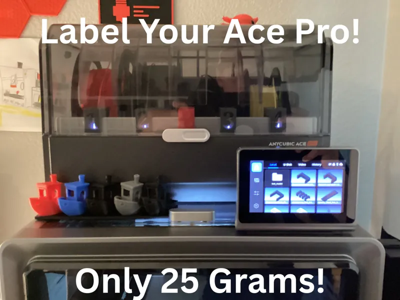 Anycubic Ace Pro Label
