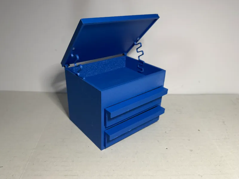 Mini toolbox desk organizer