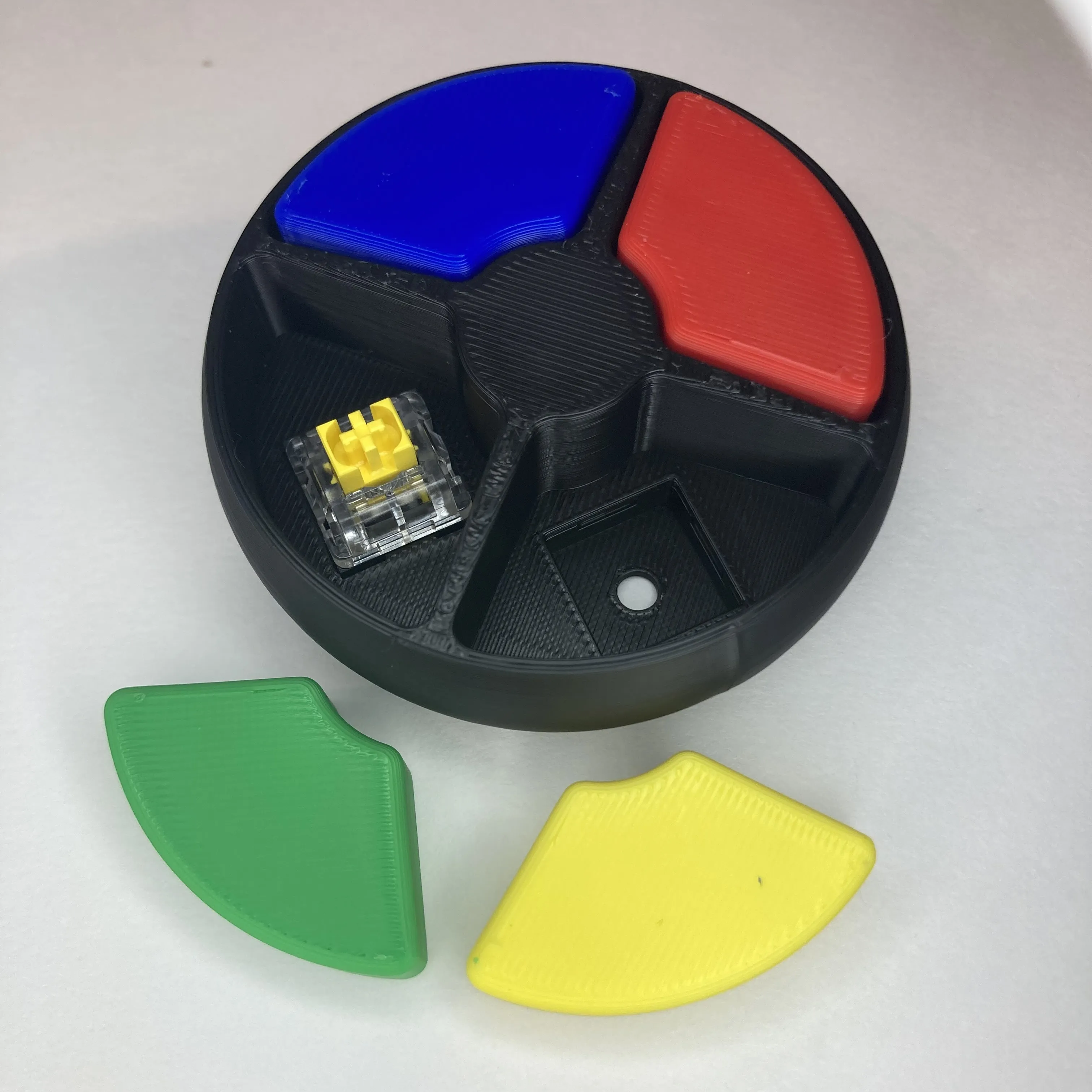 Simon Says Clicker Fidget Toy (Needs 4x Switch) - Free 3D Print Model ...