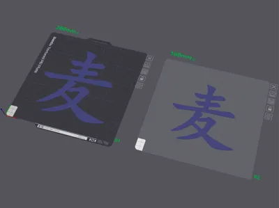 Mai character window decal
