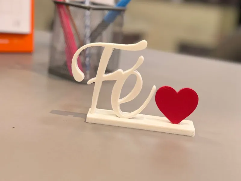 Decoração de mesa Fe 