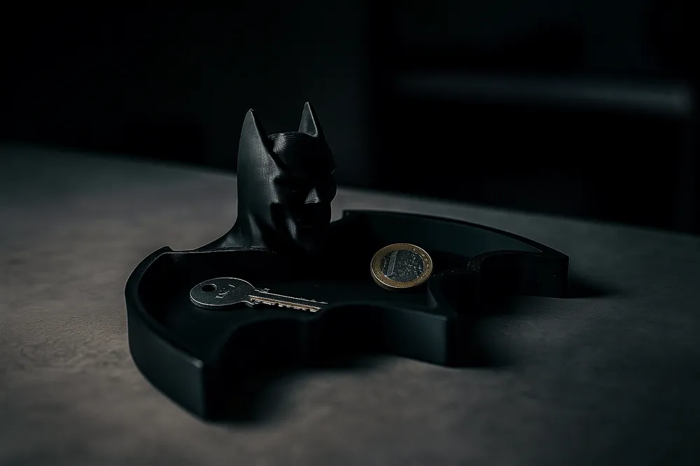 Batman Catchall Tray - Desk Organizer Dark Knight - Free 3D Print