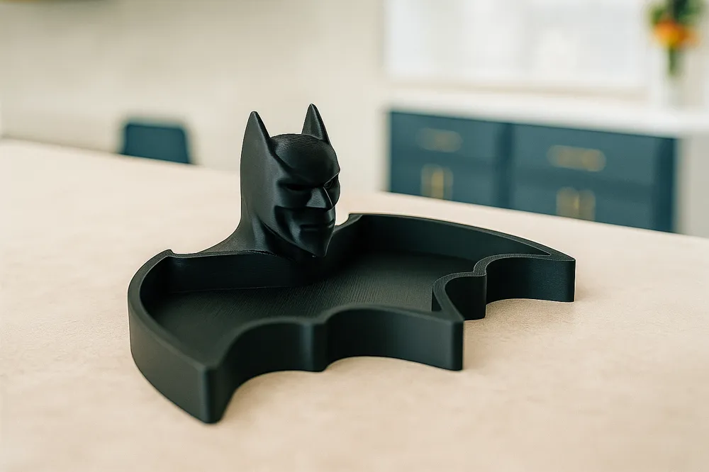 Batman Catchall Tray - Desk Organizer Dark Knight - Free 3D Print
