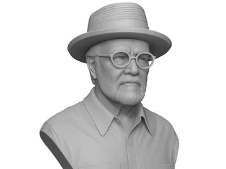John Hammond Jurassic Park Bust