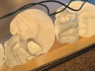 Halloween / Christmas Mini-Light Skull
