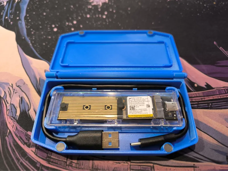 SSD nvme to USB enclosure