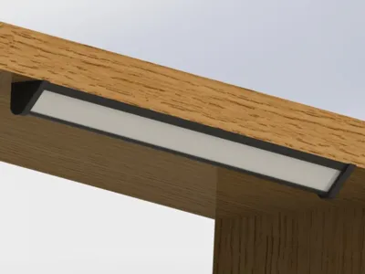 Descktop shelf led strip lamp