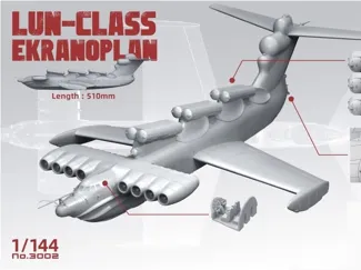 Ekranoplano Class Loon / Mostro del mar Caspio