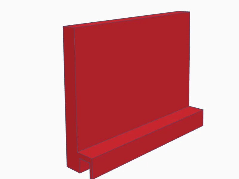 side groove laying on side with supports