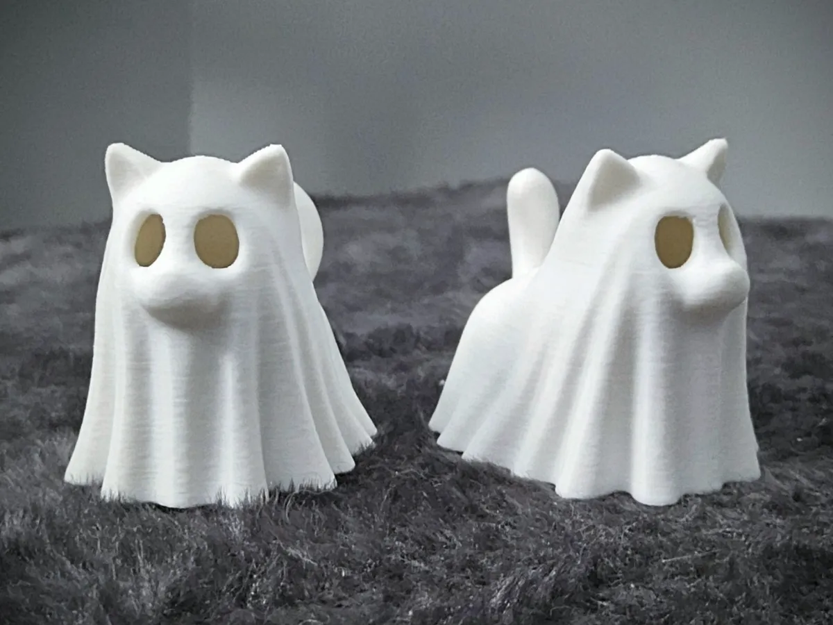 Ghost cat v2 by HoldCtrl MakerWorld: Download Free 3D Models