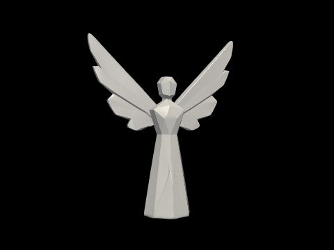 Geometric Angel Figurine