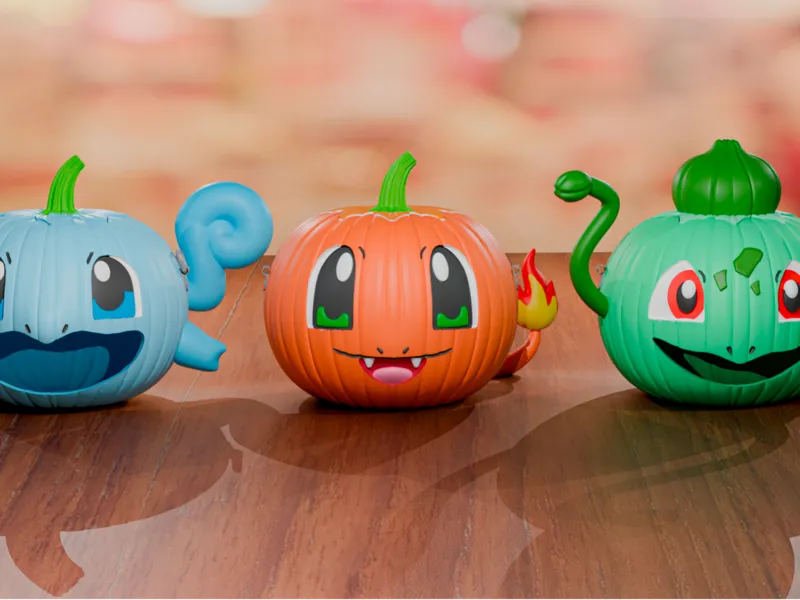 Pumpkémon Trio 