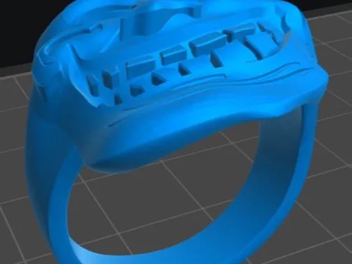 Anillo funky para impresión 3D