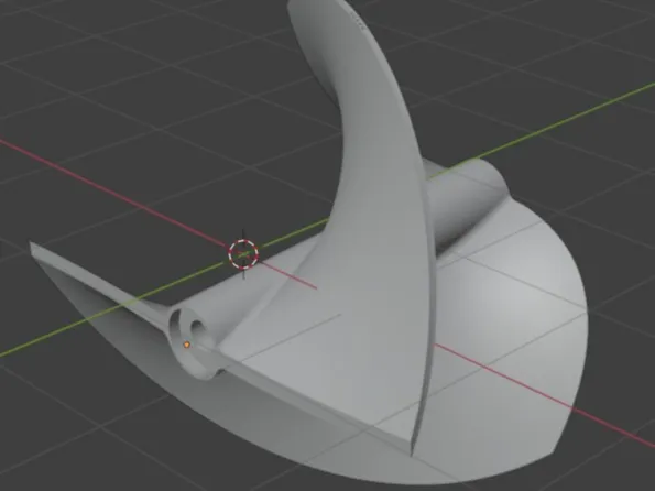 Rotor simple para prototipado en 3D