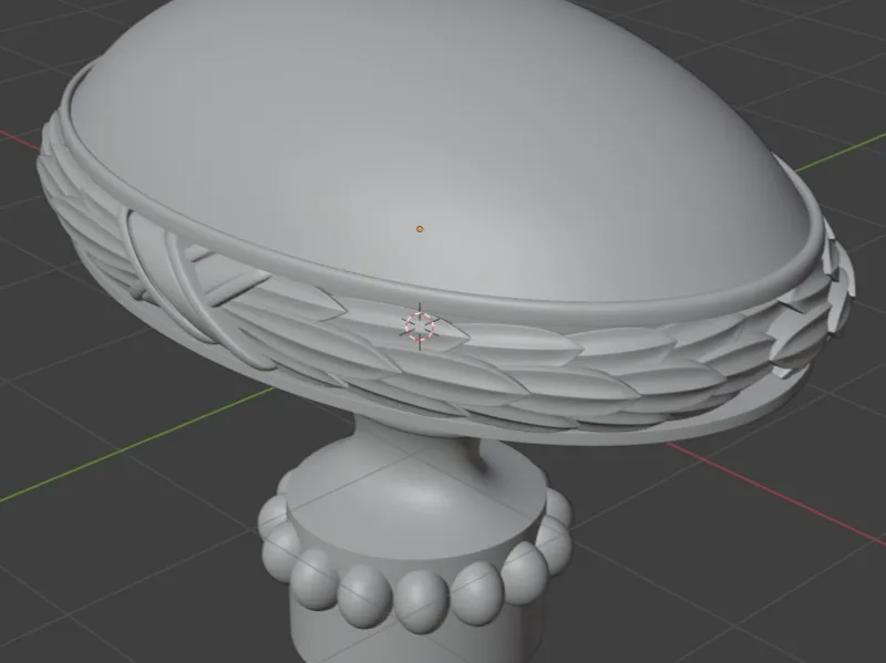 Tirador moderno para muebles en 3D