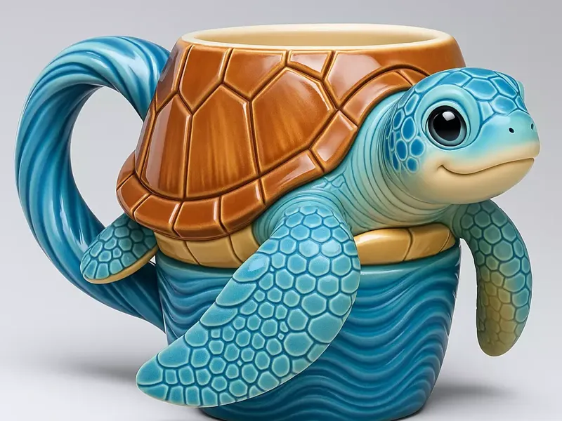 caneca tartaruga