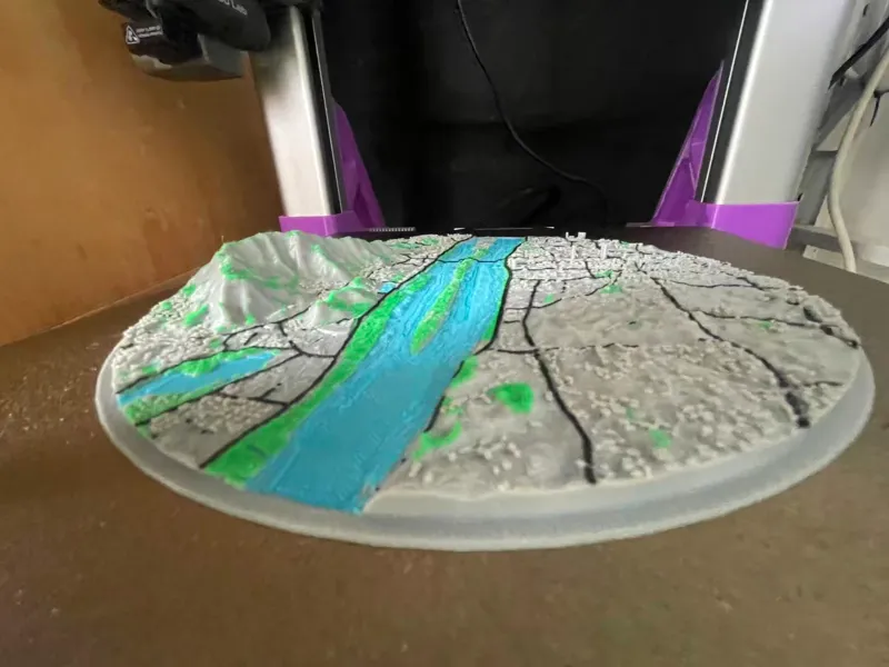 长沙地理模型