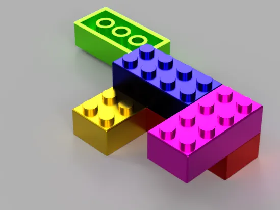 Modular 4x2 Brick