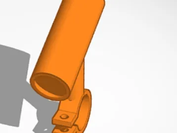 fishing rod holder for raling