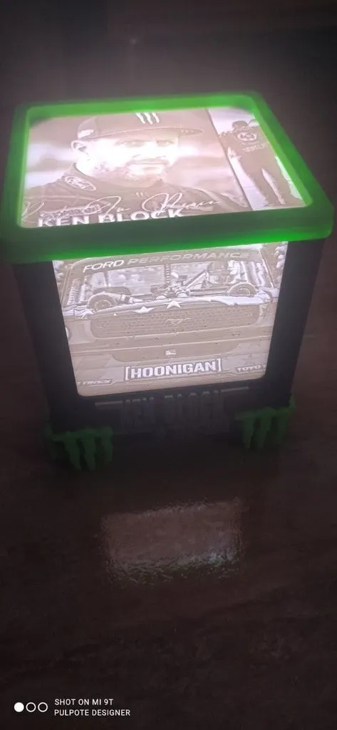Litophone box 120 X 120 X 120mm Ken Block 