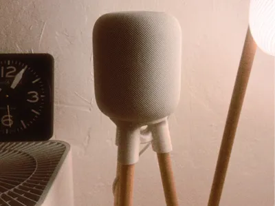 Homepod Stand with Wood Handles