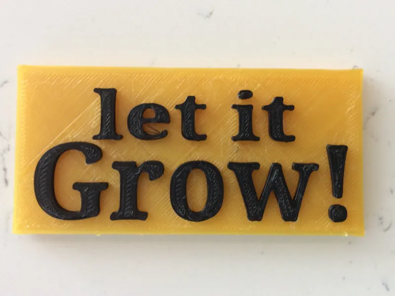 let it grow sign