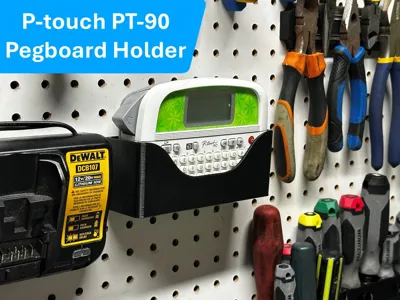P-touch PT-90 Pegboard Holder