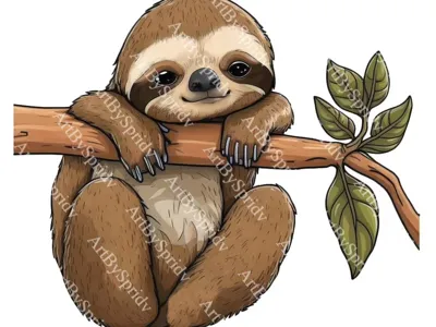 cute flexi sloth