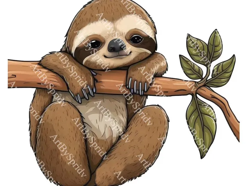 cute flexi sloth