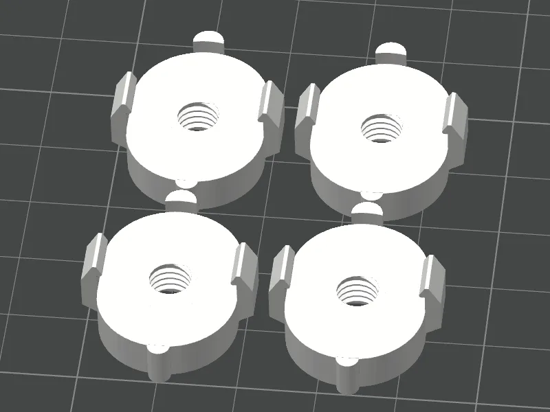 ams lite 进料口，PC4-M6，PTFE管连接器