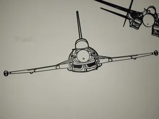 Eurofighter Typhoon 2D wall art