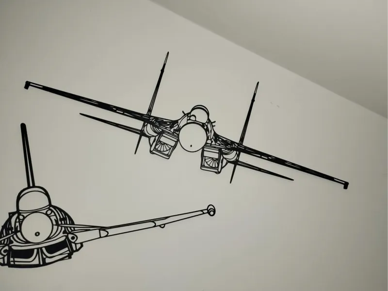Sukhoi Su-33 Flanker-D 2D wall art