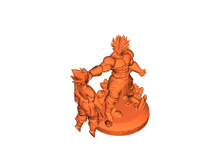 broby and goku por piezas