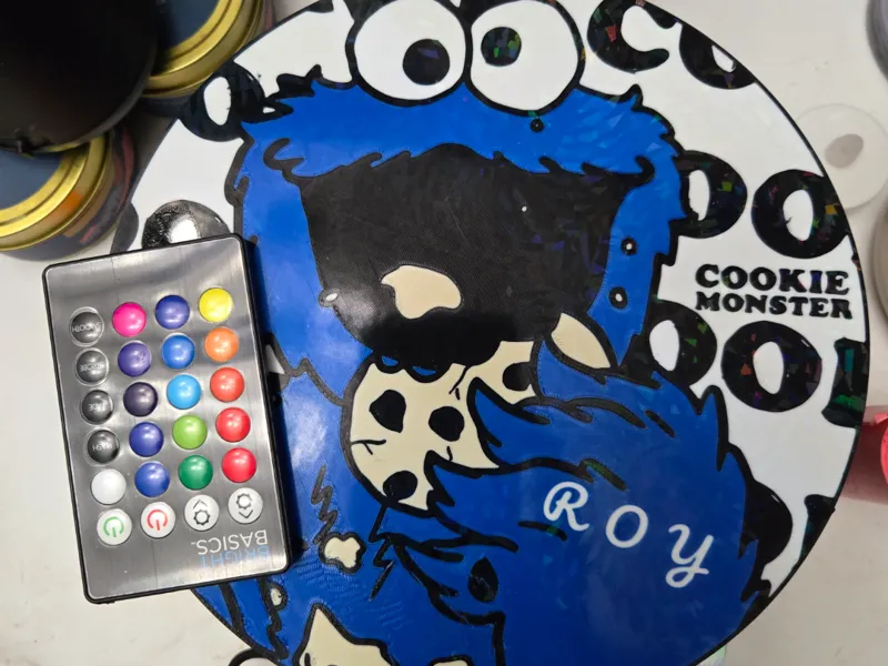 cookie monster lightbox