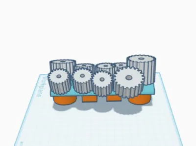 gear pencil holder