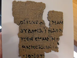 P52 - Rylands Library Papyrus Recto - Hueforge