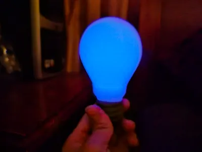 glow in the dark lightbulb