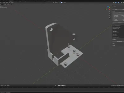 Ender 3 s1 5015 Hotend Fan Duct