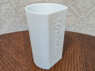 Irregular toothbrush holder