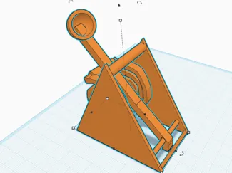 Print in place katapult