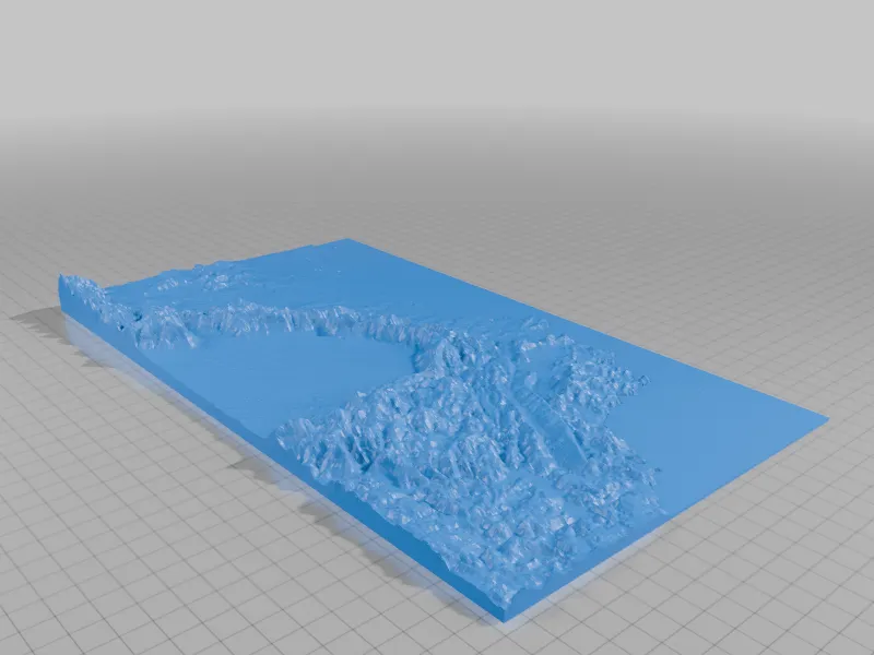 Muscat Oman - terrain map in 4 colors