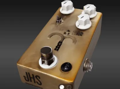 Jhs guitar pedal keychain
