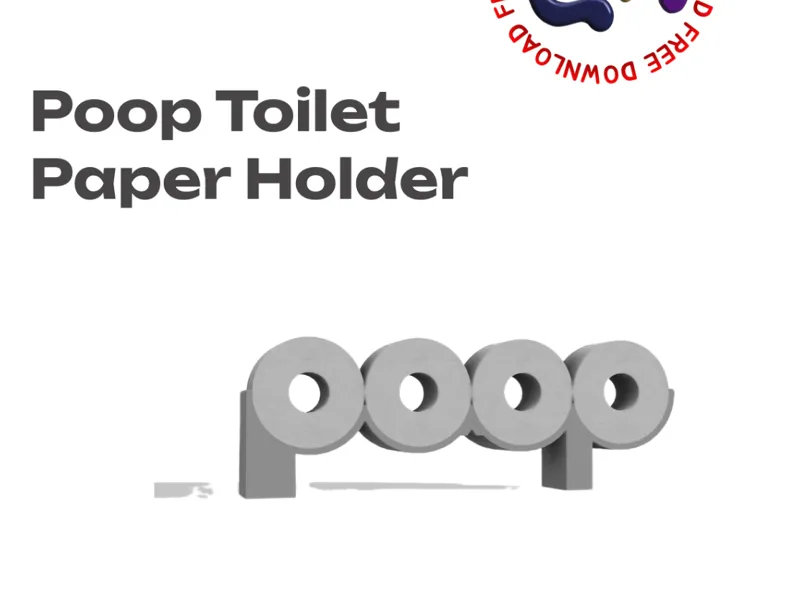 Poop Toilet Paper Holder
