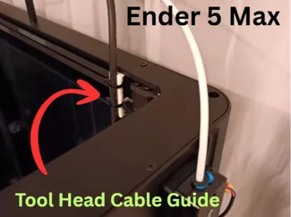 Ender 5 Max Tool Head Cable Internal Guide