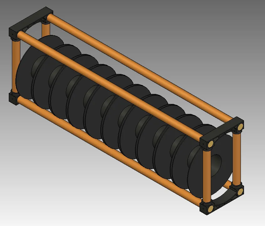 filament spools modular rack - Free 3D Print Model - MakerWorld