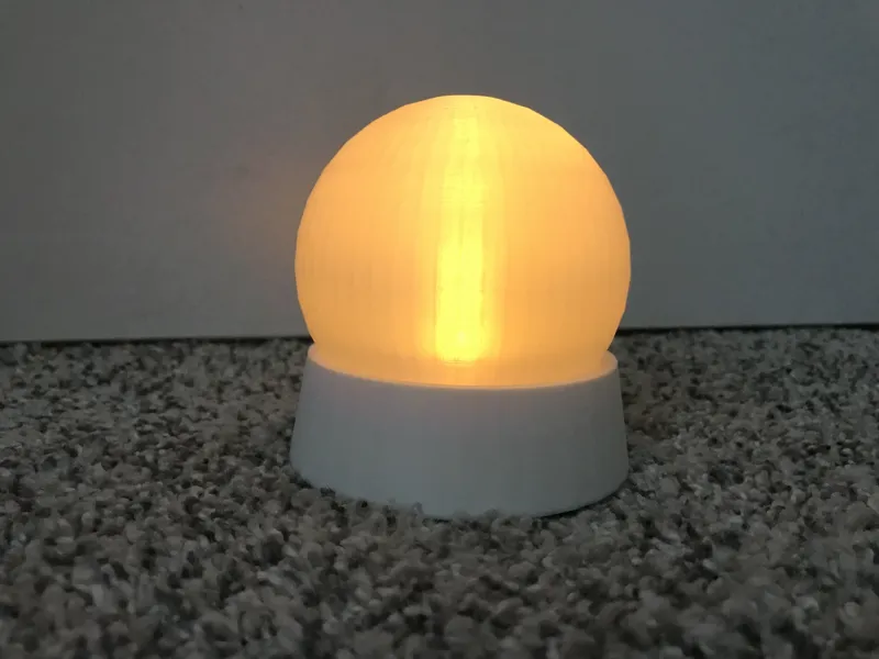 Tealight Compatible Snow Globe V1.0